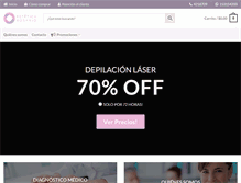 Tablet Screenshot of esteticarosario.com